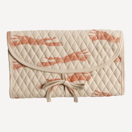 quilted changing pad | jumping fox | organic cotton interlock
– kate quinn