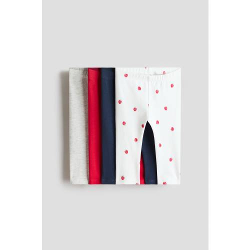 4-PACK COTTON JERSEY LEGGINGS