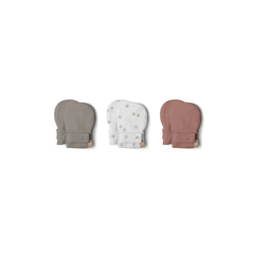 Goumikids - Baby Mitts 3pack - Pewter, Dandelion, HighPrairie