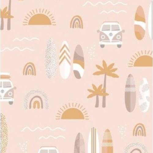 Boho Beach Crib Bedding, Pink Surf Baby Blanket, Rainbow Lovey, Swaddle, Changing Pad Cover, Newborn Gift, Nursing Pillow, Crib Sheet
