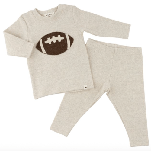 Chocolate Football Baby 2pc Set