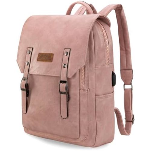 Montana West × Wrangler Leather Backpack - Pink