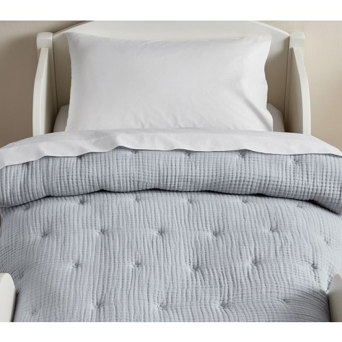 Cuddle Me Muslin Toddler Quilt | Pottery Barn Kids