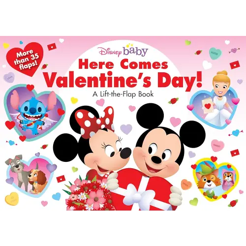Disney Baby: Here Comes Valentine's Day!: A Lift-the-Flap Book