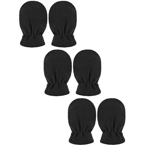 SATINIOR 3 Pairs Baby and Toddler Winter Mittens Kids Fleece Warm Mittens for Baby Boy Girl