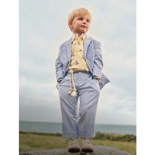 Oxford Mesh Polo Shirt & Striped Short.