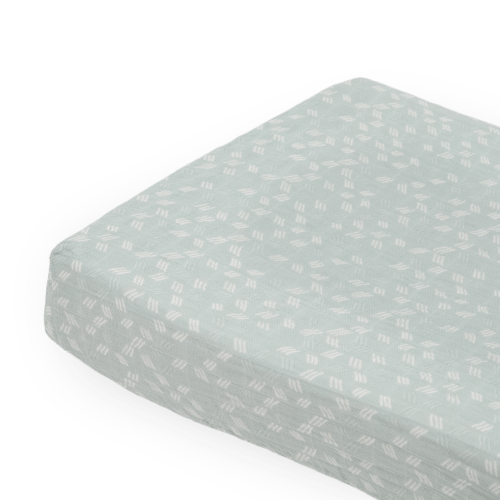 Cotton Muslin Changing Pad Cover - Misty Field