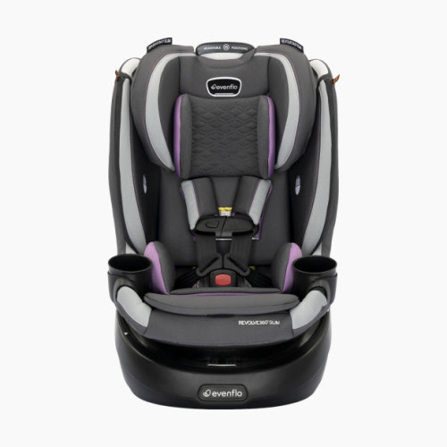 Evenflo Revolve360 Slim 2-in-1 Rotational Car Seat with Quick Clean Cover - Sutton Purple