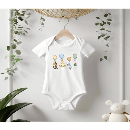 Winnie the pooh babysuit | Vintage winnie baby romper | Gift for baby | Eeyore Tigger Piglet Pooh Bear | Onesie for baby | Mothers day gift