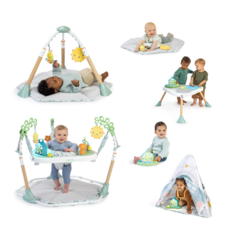 Ingenuity Tummy-to-Toes Play Gym, 6-in-1 Milestone Center