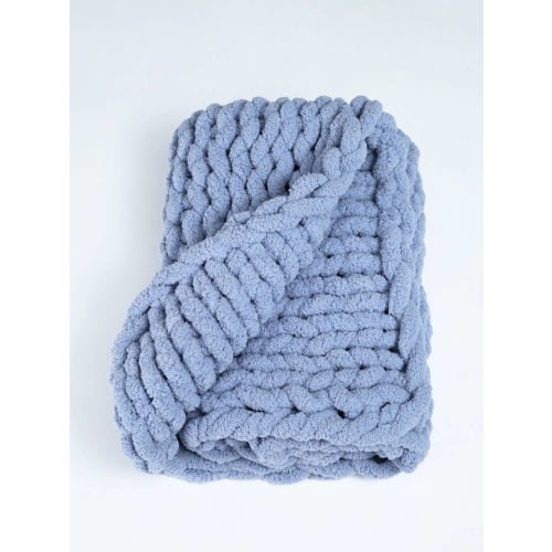 Woven Together Baby Blanket in Blue - Faire
