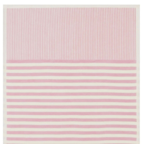 Sweet Pea Stripe Blush Mini Blanket