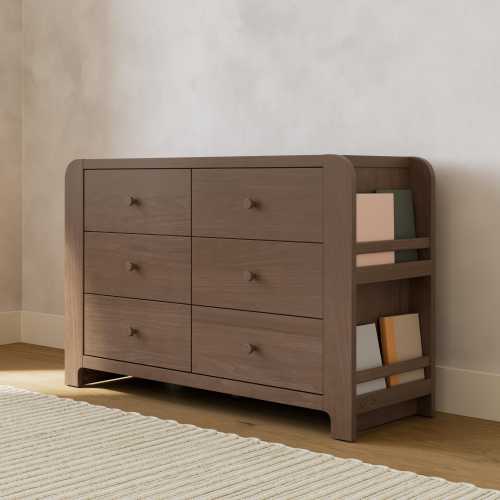 Graco Read-with-Me 6 Drawer Dresser with Bookshelves | Ashley