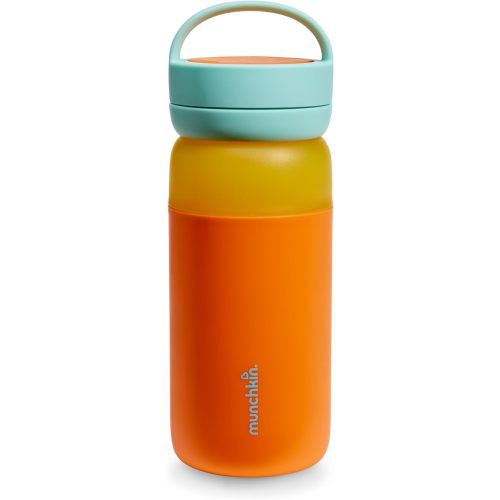 Munchkin Stay Cool Insulated Water Bottle, Toddler Straw Cup, 12oz, Orange