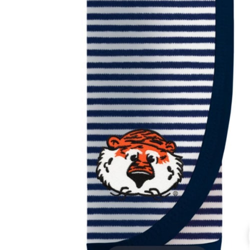 AUB | Auburn Aubie Striped Knit Baby Blanket | Alumni Hall