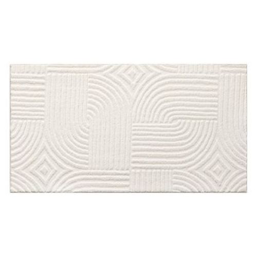 TOWN & COUNTRY EVERYDAY Stone Geo Curve, Machine Washable Area Rug with Non-Slip Backing