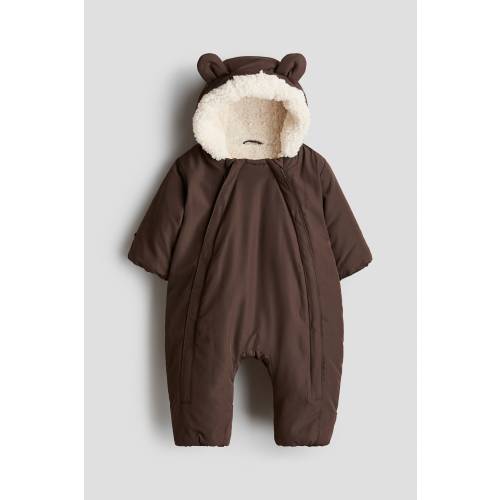 TEDDY-LINED SNOWSUIT