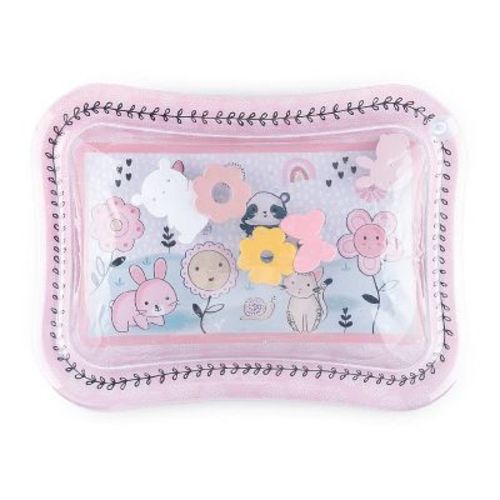 The Peanutshell Happy Garden Tummy Time Water Play Mat, Inflatable Sensory Development Toy