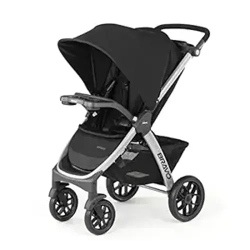Chicco Bravo Quick-Fold Stroller - Black | Black