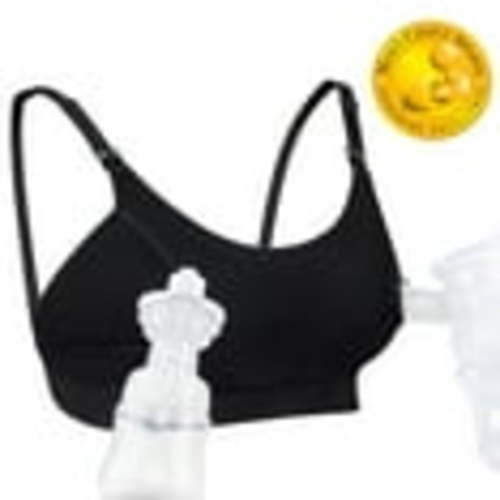Momcozy Hands-Free Adjustable Breast Pump Holder and Nursing Bra for Lansinoh, Philips Avent, Spectra, Evenflo and More