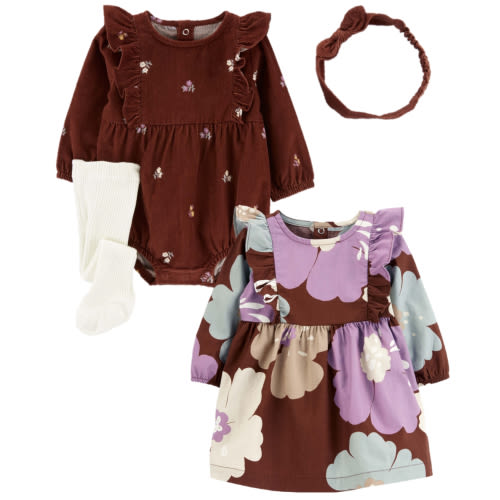 Baby 4-Piece Outfit Bundle Set - Style,Multi