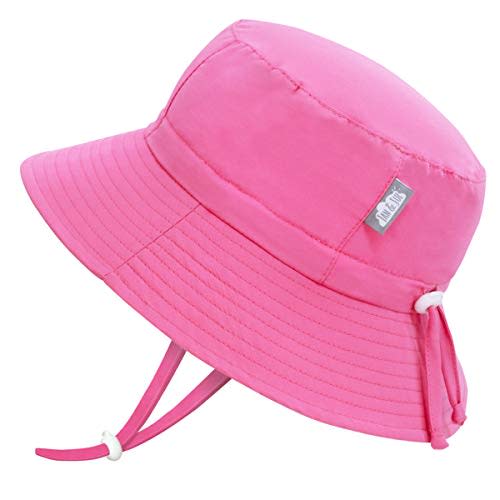 JAN & JUL Girls' Adjustable Water Resistant Bucket Sun-hat 50+ UPF