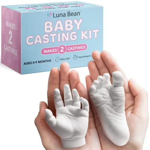Luna Bean Baby Hand and Foot Casting Kit 2pc – Perfect Gift for - TikTok Shop