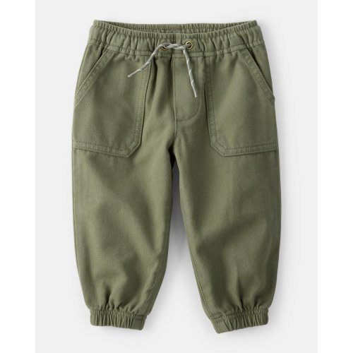Baby Boy  Herringbone Woven Pull-On Jogger - Green - Carter's | Carter's