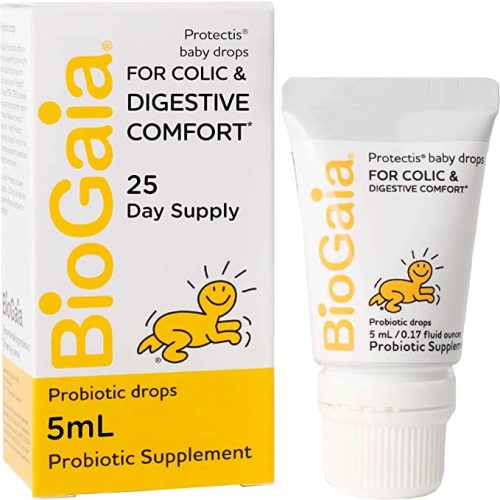 BioGaia Protectis Probiotics Drops for Baby, Infants, Newborn and Kids Colic, Spit-Up, Constipation and Digestive Comfort, 5 ML, 0.17 oz, 1 Pack
