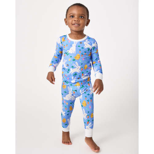 Bunny Patch Two-Piece Pajama Set | Little Sleepies