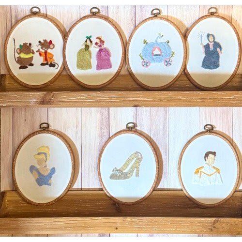 Princess-Collection Needle Felted Wall Art