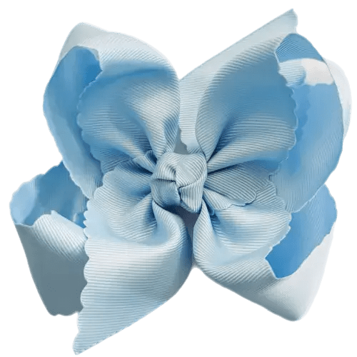Alice Scallop Edge Grosgrain Bow