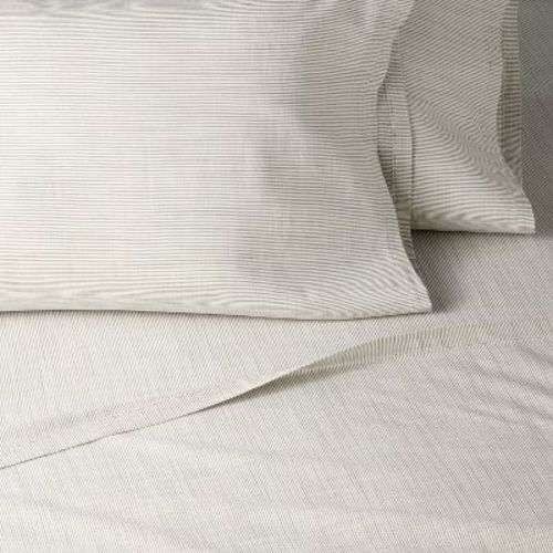 4pc King Micro Stripe Sheet Set Green - Hearth & Hand™ with Magnolia