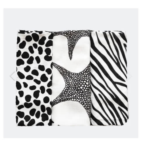 Sensory Muslin Squares | 3-pack | Animal Print | Etta Loves – Etta Loves US