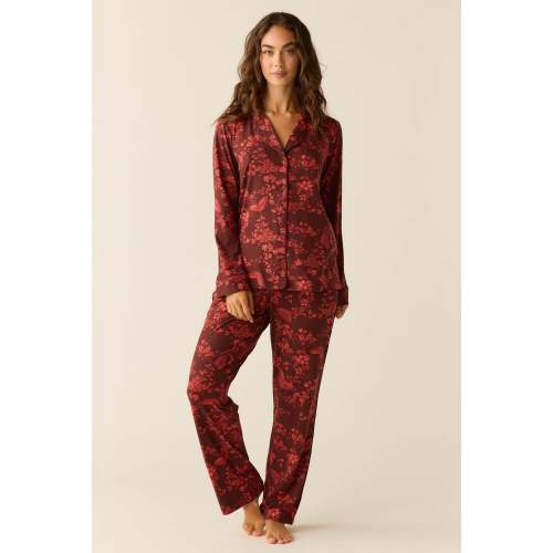 Winter Cloud Jersey PJ Set in Botanical