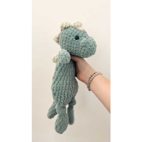Crochet Dinosaur Lovey | Dino Plushie | Toy For Kids And Babies