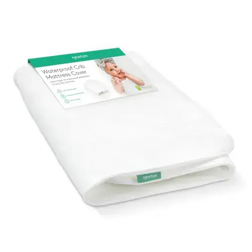 Extra Waterproof Crib Mattress Cover - Standard / Cloud White