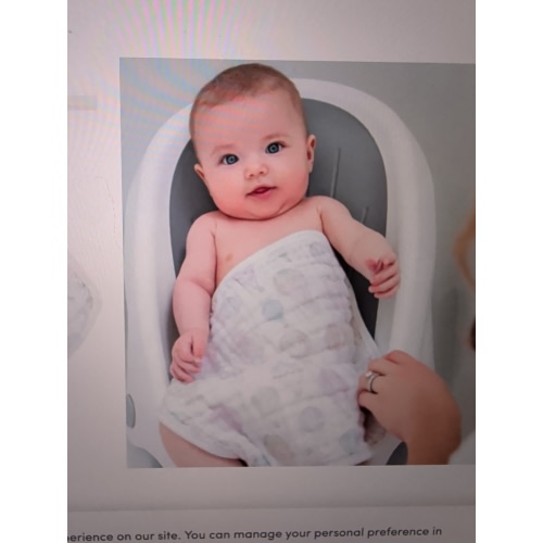 Organic Cotton Muslin Washcloths 3 Pack in above the clouds | aden + anais