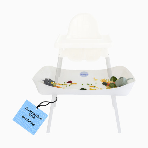 Catchy The Food Catcher for High Chairs - White, For Ikea Antilop