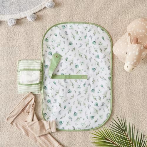 Adairs Baby - Olive Leaf Travel Change Mat | Adairs