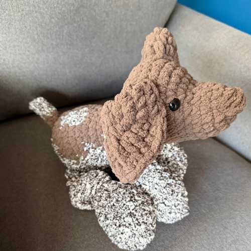 German Shorthaired Pointer Stuffie | Crochet Pointer | GSP Baby Shower Gift | Toddler Birthday Present | Dog Stuffed Animal Toy