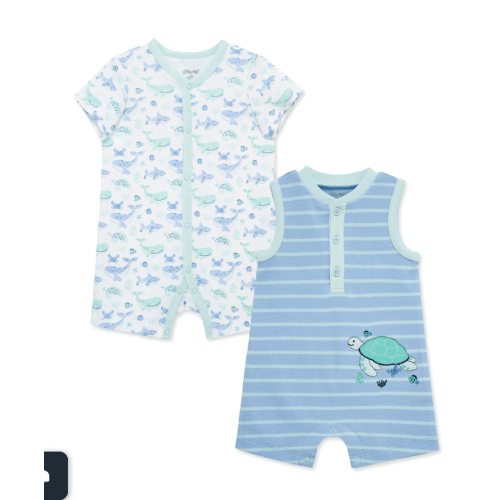 Sea Life Rompers (2-Pack)