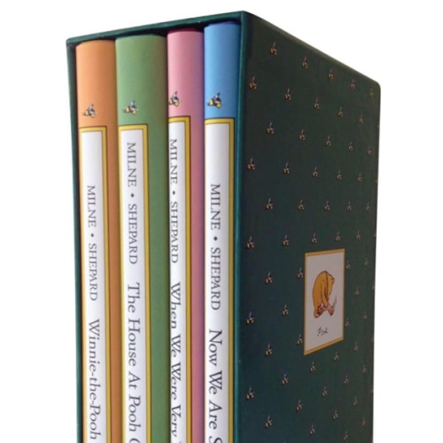 Pooh's Library: Winnie-The-Pooh, The House At Pooh Corner, When We Were Very Young, Now We Are Six (Pooh Original Edition)