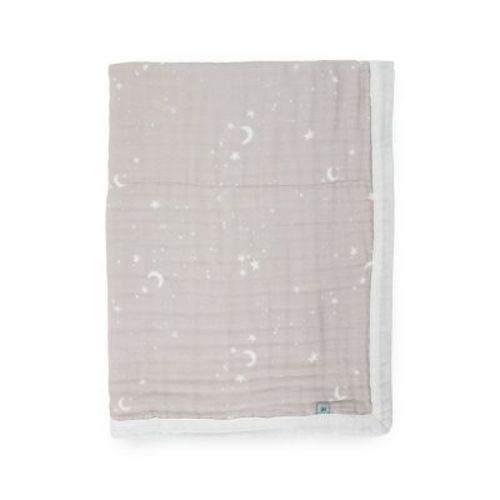 Little Unicorn Organic Muslin Baby Blanket Quilt - Moon Dust