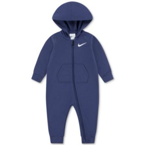 Baby Boys' Hooded Long-Sleeve Coverall