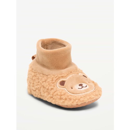 Critter Sherpa Slippers for Baby
