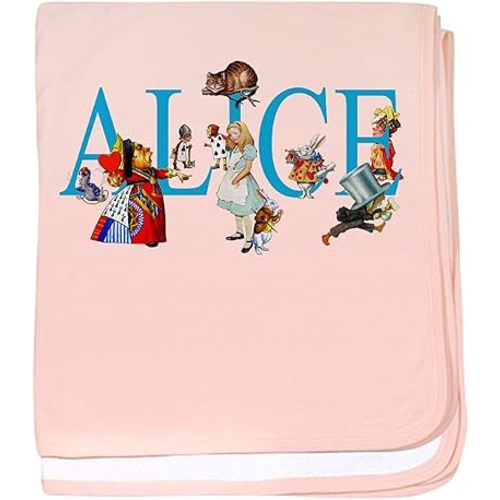 CafePress Alice & Friends in Wonderland Baby Blanket, Super Soft Newborn Swaddle