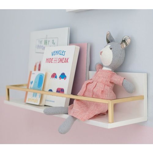 Gold Polished Kids Shelves | Pottery Barn Kids