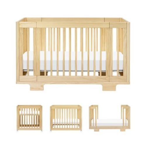 Babyletto Yuzu 8-in-1 Convertible Crib with All-Stages Conversion Kits - Natural