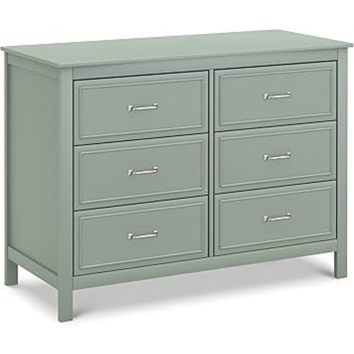 DaVinci Charlie 6-Drawer Double Dresser in Light Sage, GREENGUARD Gold Certified